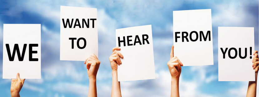 We Want to Hear From You!